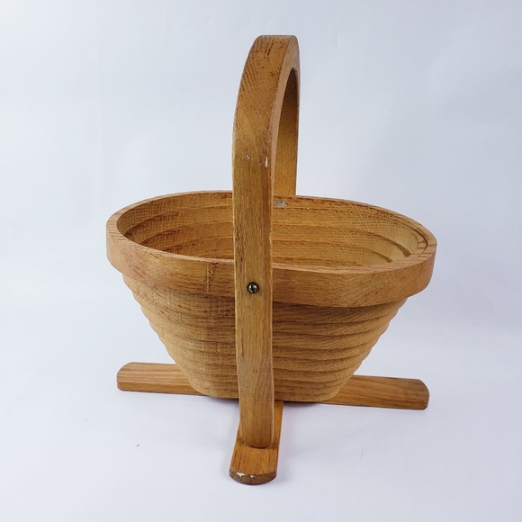Accents Collapsible Wooden Basket Poshmark